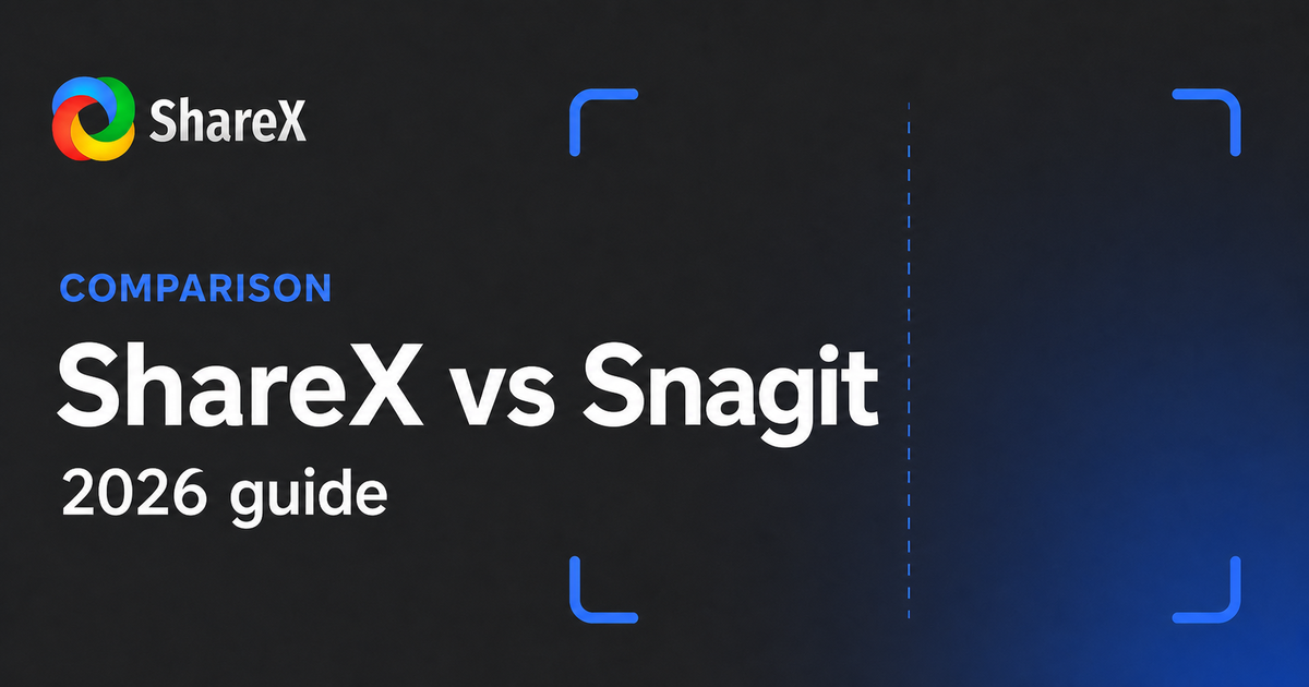 A comprehensive guide comparing ShareX and Snagit software for the year 2026.