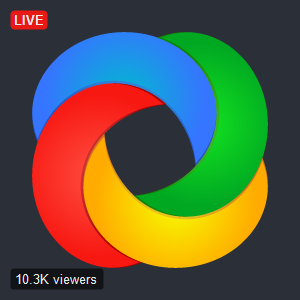 Screenshot of a Twitch live stream interface